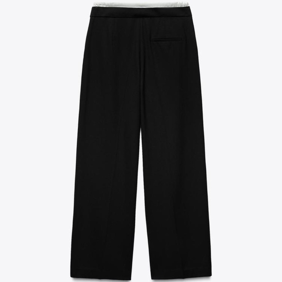 DOUBLE WAIST WIDE LEG PANTS - M - Picture 3 of 4